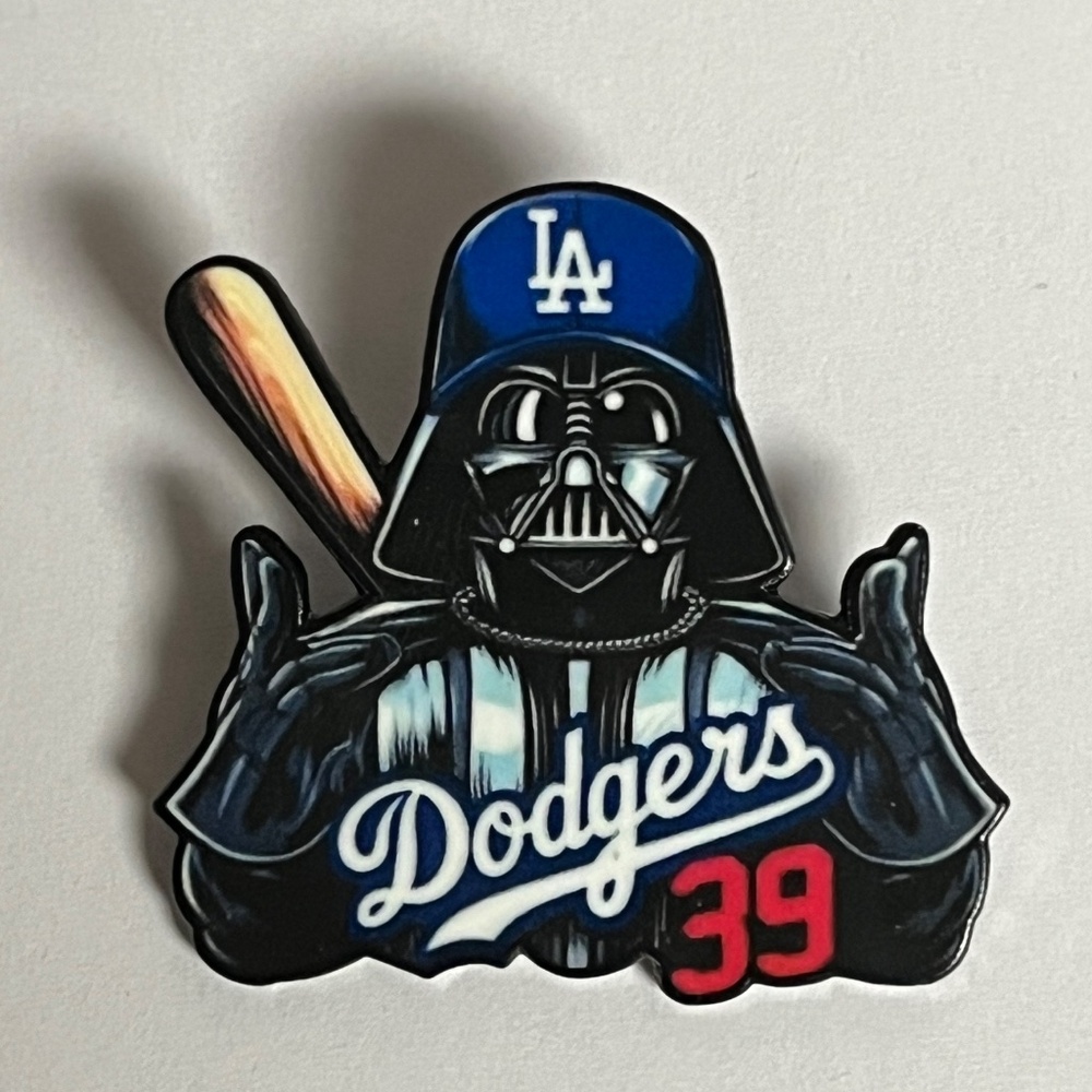 LA Dodgers Darth Vader 39 Hat Pin Pins Roy Campanella Hats Bag Fitted New Era